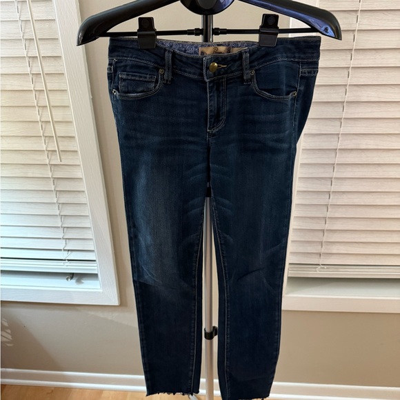 PAIGE Dark Indigo Women's Ankle Jeans - Picture 1 of 3